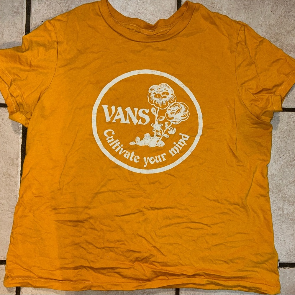 Vans long crop tee XL